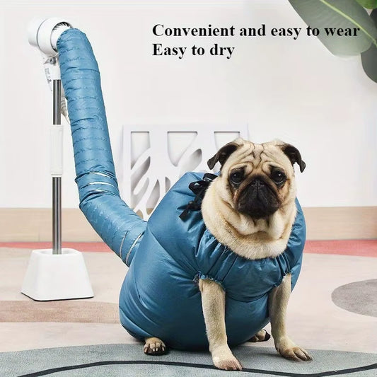 1Pc Portable Folding Pet Hair Dryer Bag - Fast Drying Safe Blow Tech, Effortless Grooming for Dogs of All Sizes