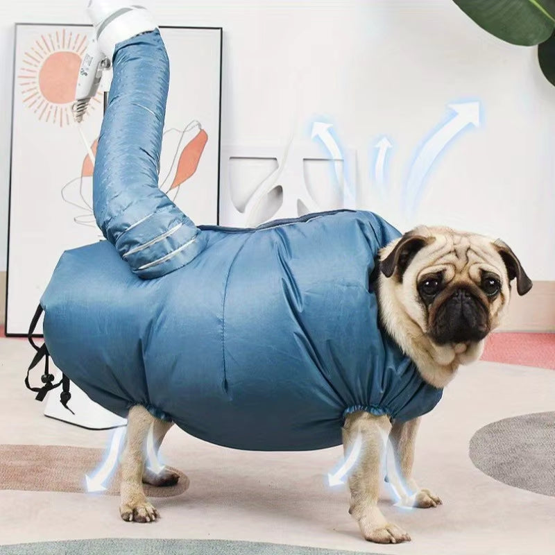 1Pc Portable Folding Pet Hair Dryer Bag - Fast Drying Safe Blow Tech, Effortless Grooming for Dogs of All Sizes